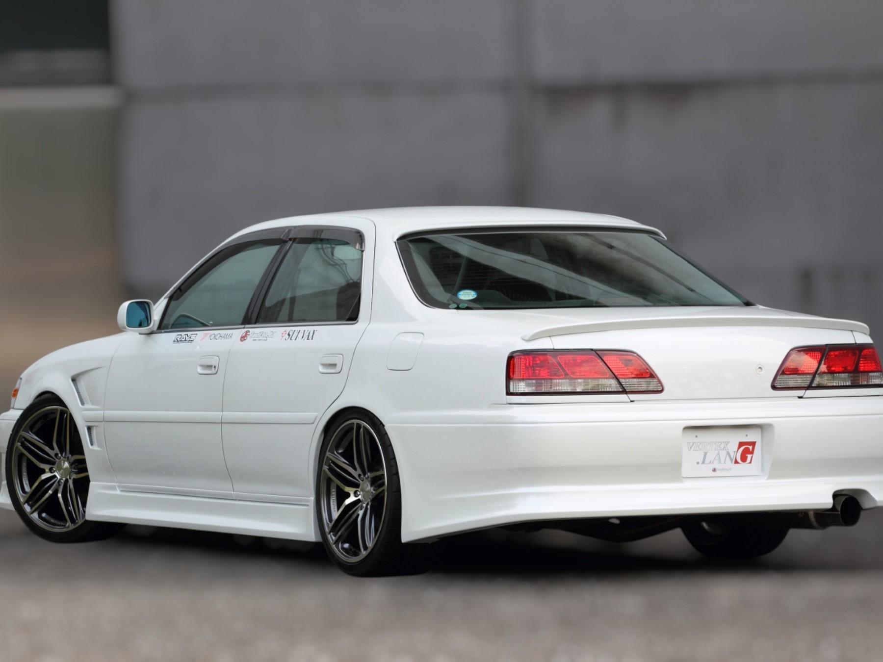 pokoページ Lang Rear Spoiler for 1998-2001 Toyota JZX100 Cresta Kouki
