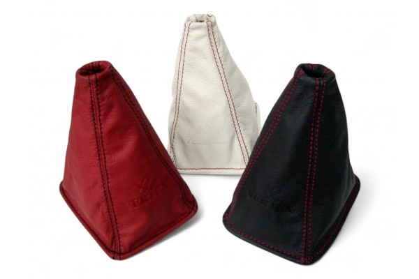 Vertex Shift Boot for Nissan S14; Red Leather