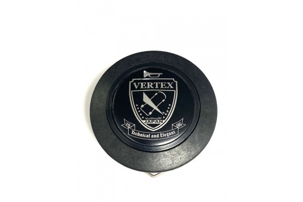 Vertex Shield Horn Button (Black)