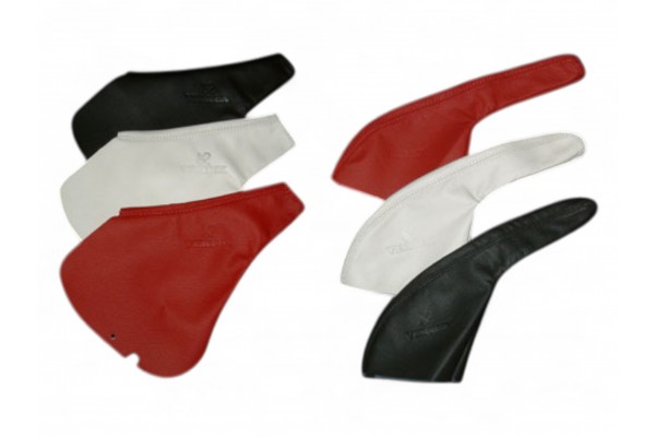 Vertex E-Brake Boot for Toyota JZX100; Red Leather