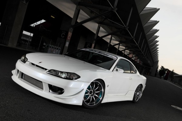 Ridge Widebody Kit (Large Canards, Fender Vents) for 1999-2002 Nissan S15 Silvia