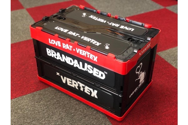 Vertex x Brandalised ft. Love Rat Foldable Container Box 