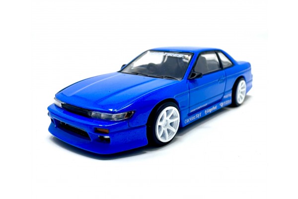 Tarmac Works x Vertex x Toyo Tires Nissan S13 (Blue Metallic)