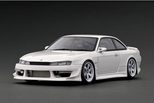 Ignition Model Vertex Ridge Nissan S14 1/18th Scale Car Model (White)