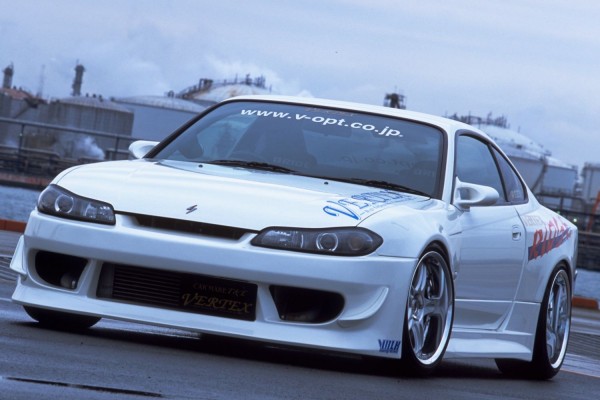 Ridge Widebody Kit (Small Canards, No Fender Vents) for 1999-2002 Nissan S15 Silvia