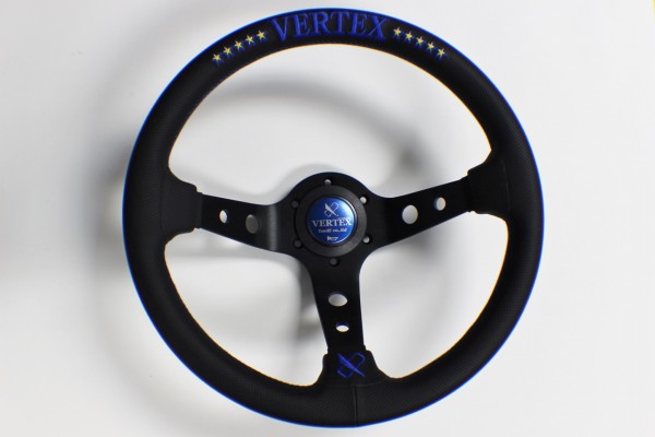 Vertex 10 Star 330mm Steering Wheel Blue