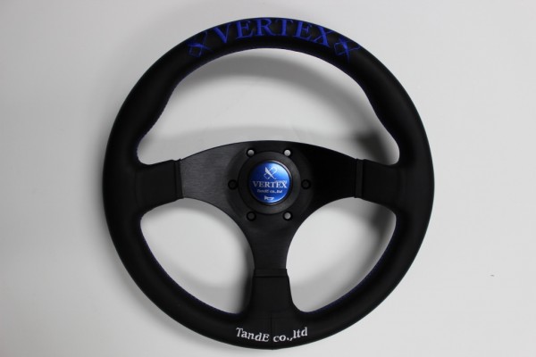 Vertex Flat 325mm Steering Wheel Blue 