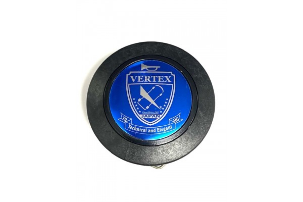 Vertex Shield Horn Button (Blue)