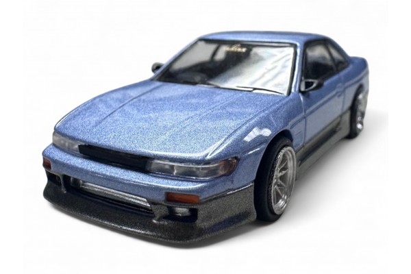 Tarmac Works x Vertex Nissan S13 Silvia; Blue / Grey