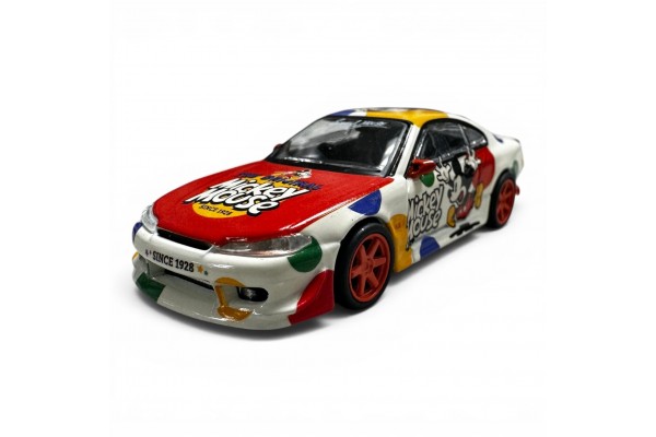 Tarmac Works x Vertex Nissan S15; Mickey Mouse
