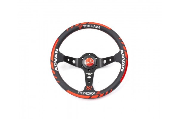 Vertex x Advan Collaboration Steering Wheel (Leather; Version 2)