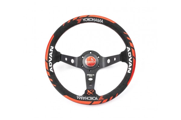 Vertex x Advan Collaboration Steering Wheel (Suede; Version 2)