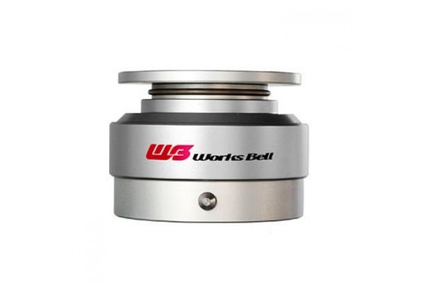 Works Bell Rapfix Steering Wheel Quick Release - Silver