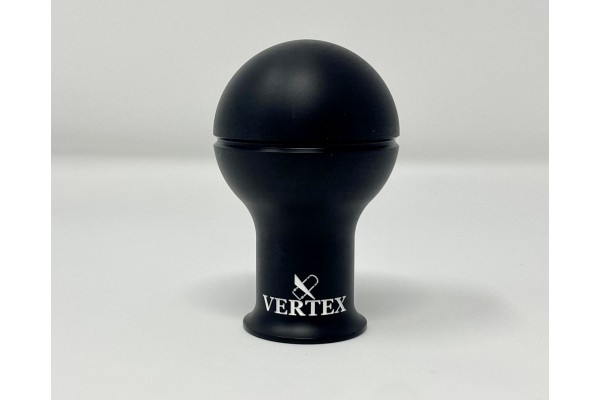 Vertex Monochrome Shift Knob *Black with White Logo* 